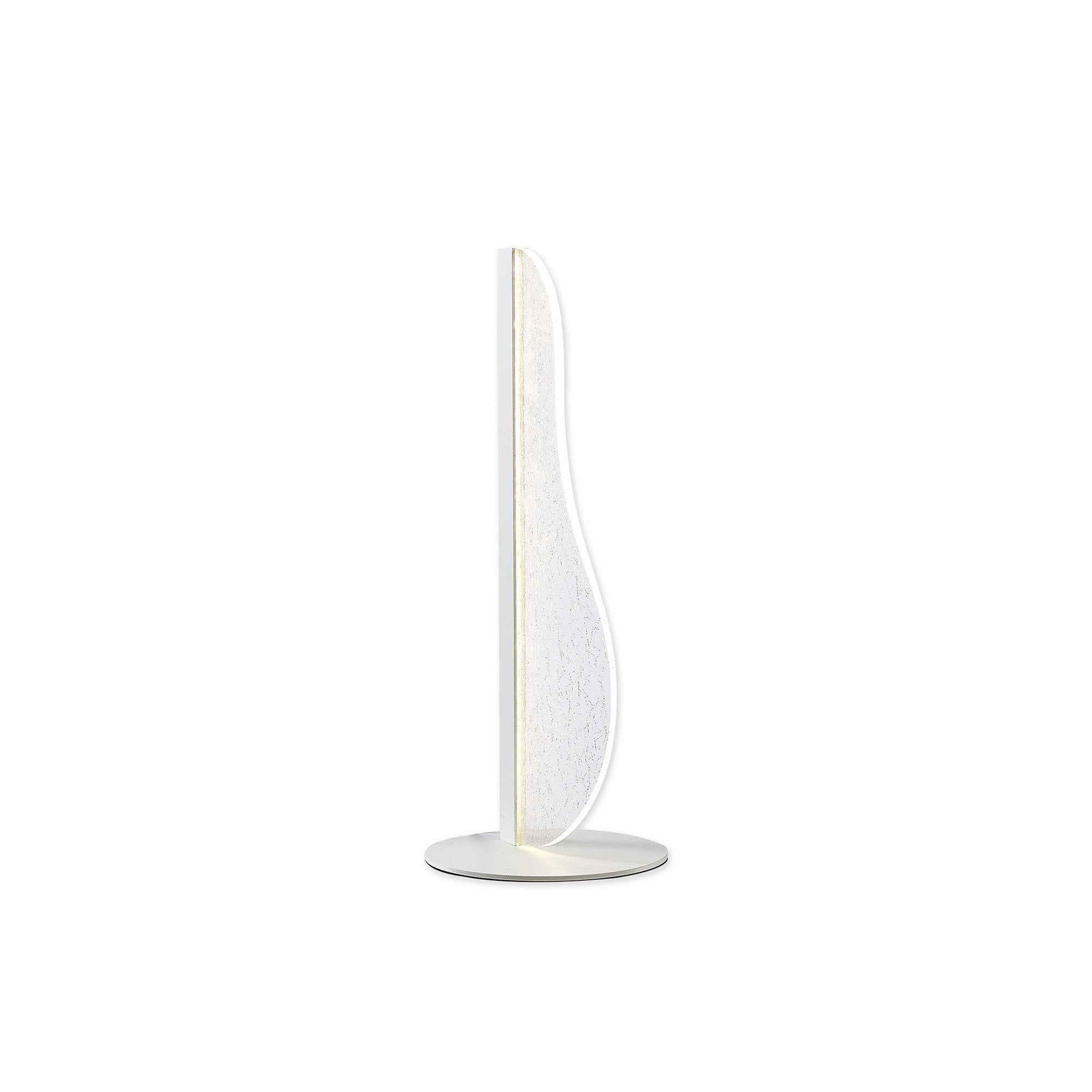 M7837 Bianca Small Table Lamp 12W LED White Acrylic
