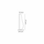 M7837 Bianca Small Table Lamp 12W LED White Acrylic