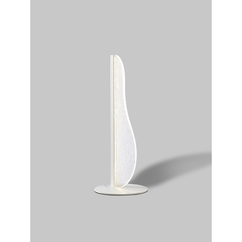 M7837 Bianca Small Table Lamp 12W LED White Acrylic
