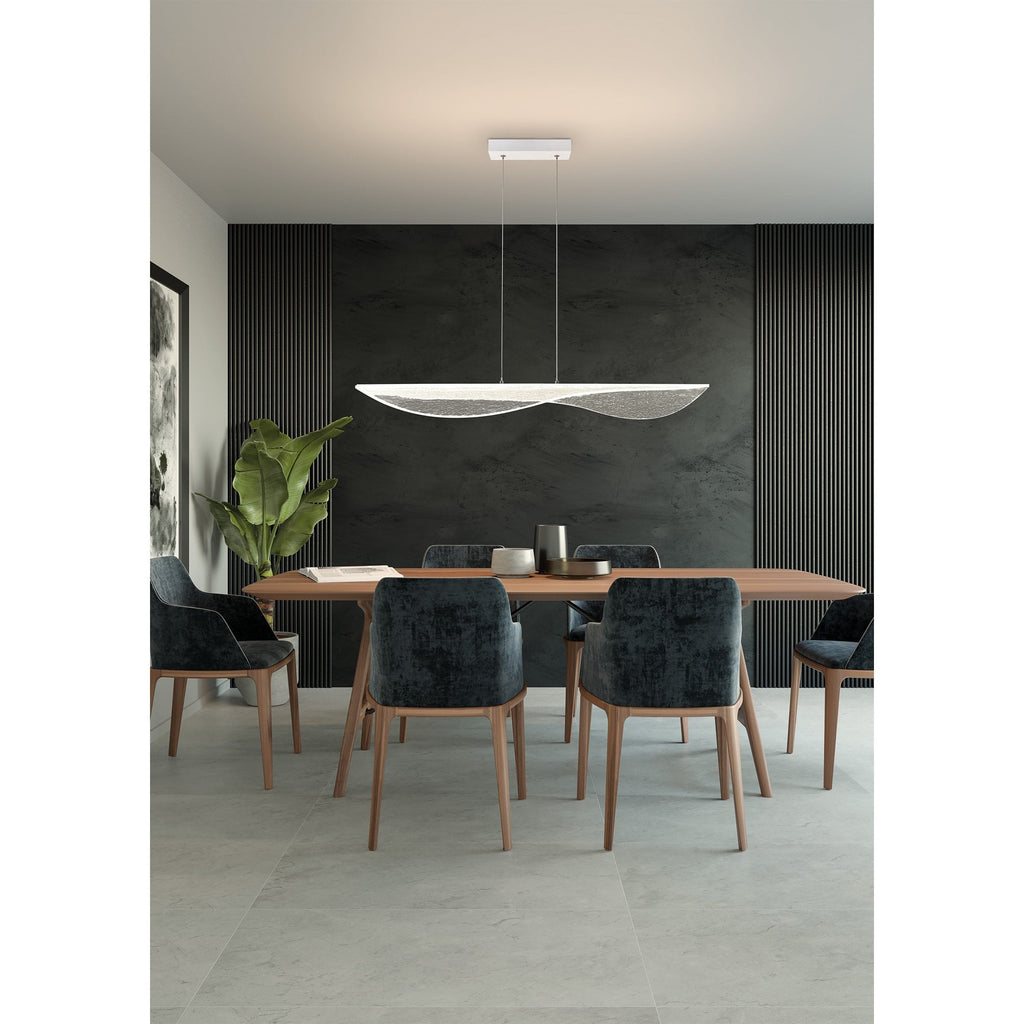 M7837 Bianca Small Table Lamp 12W LED White Acrylic