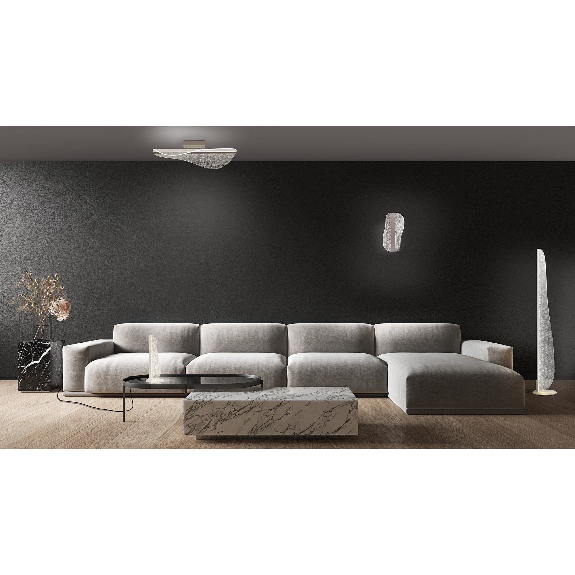 M7767 Bianca Wall Light 15W LED White Acrylic