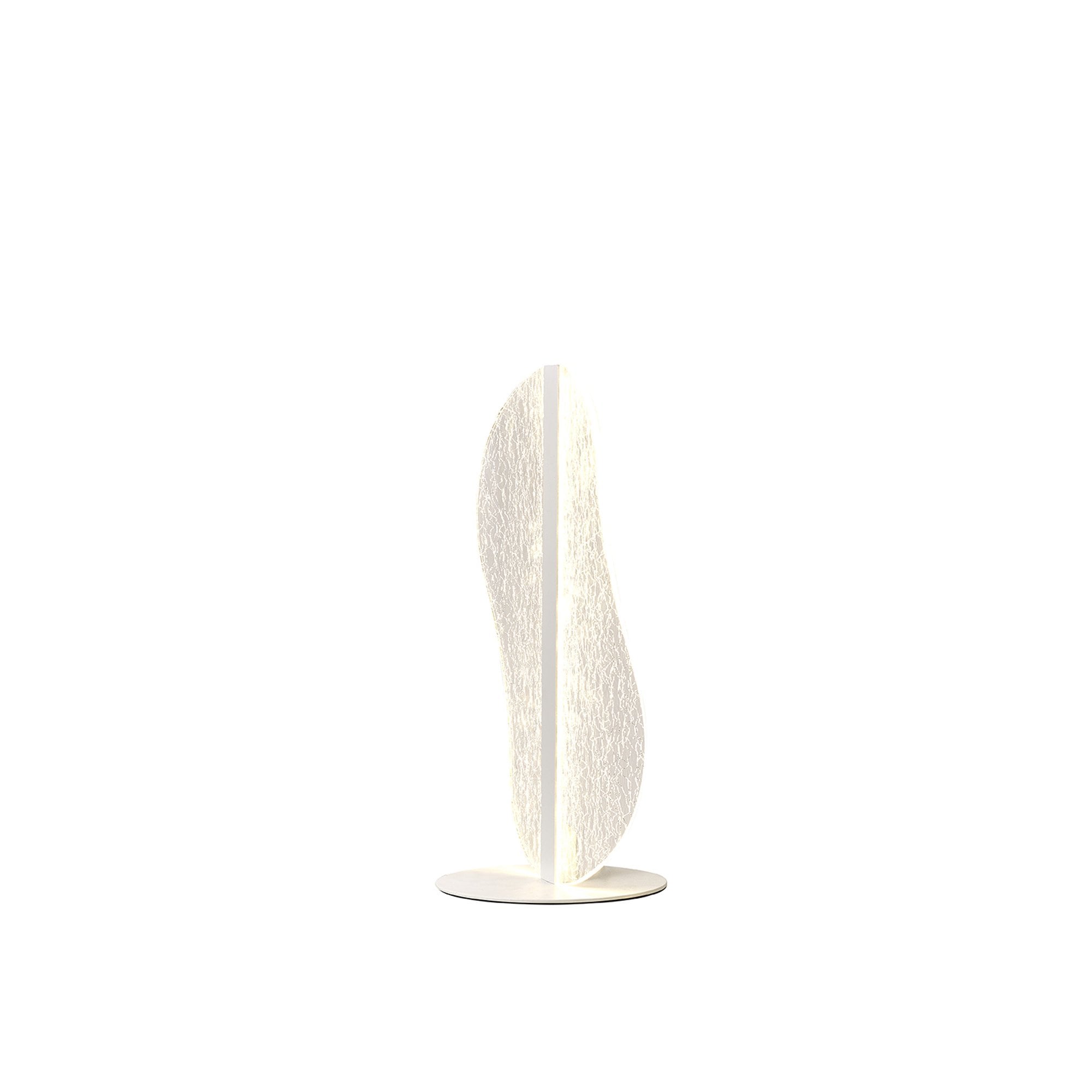 M7768 Bianca Table Lamp 15W LED White Acrylic