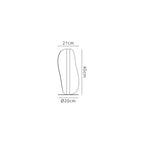 M7768 Bianca Table Lamp 15W LED White Acrylic