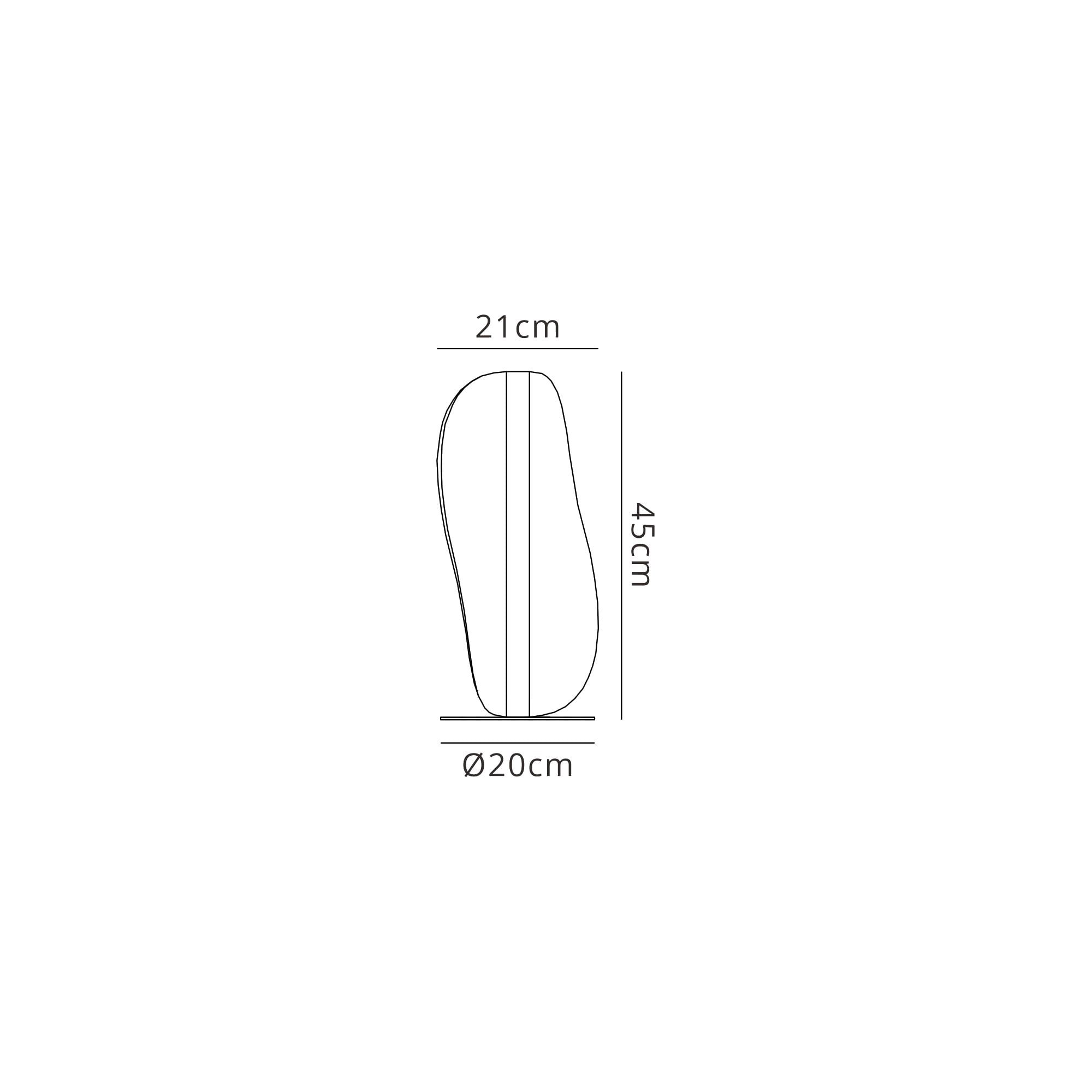 M7768 Bianca Table Lamp 15W LED White Acrylic