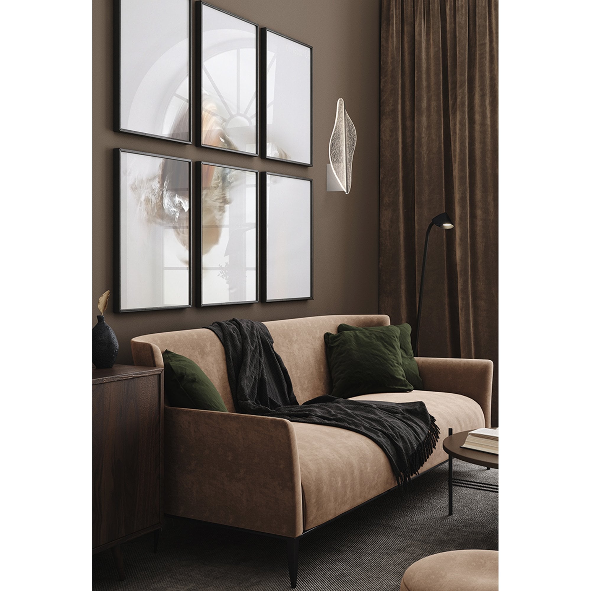 M7769 Bianca Floor Lamp 30W LED White Acrylic
