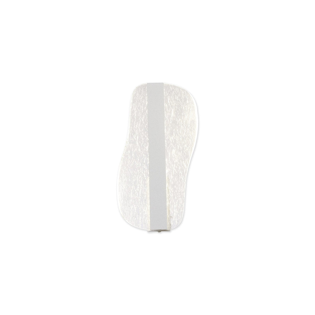 M7836 Bianca Small Wall Light 12W LED White Acrylic