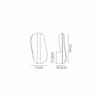M7836 Bianca Small Wall Light 12W LED White Acrylic