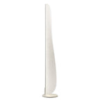 M7838 Bianca Small Floor Lamp 20W LED White Acrylic