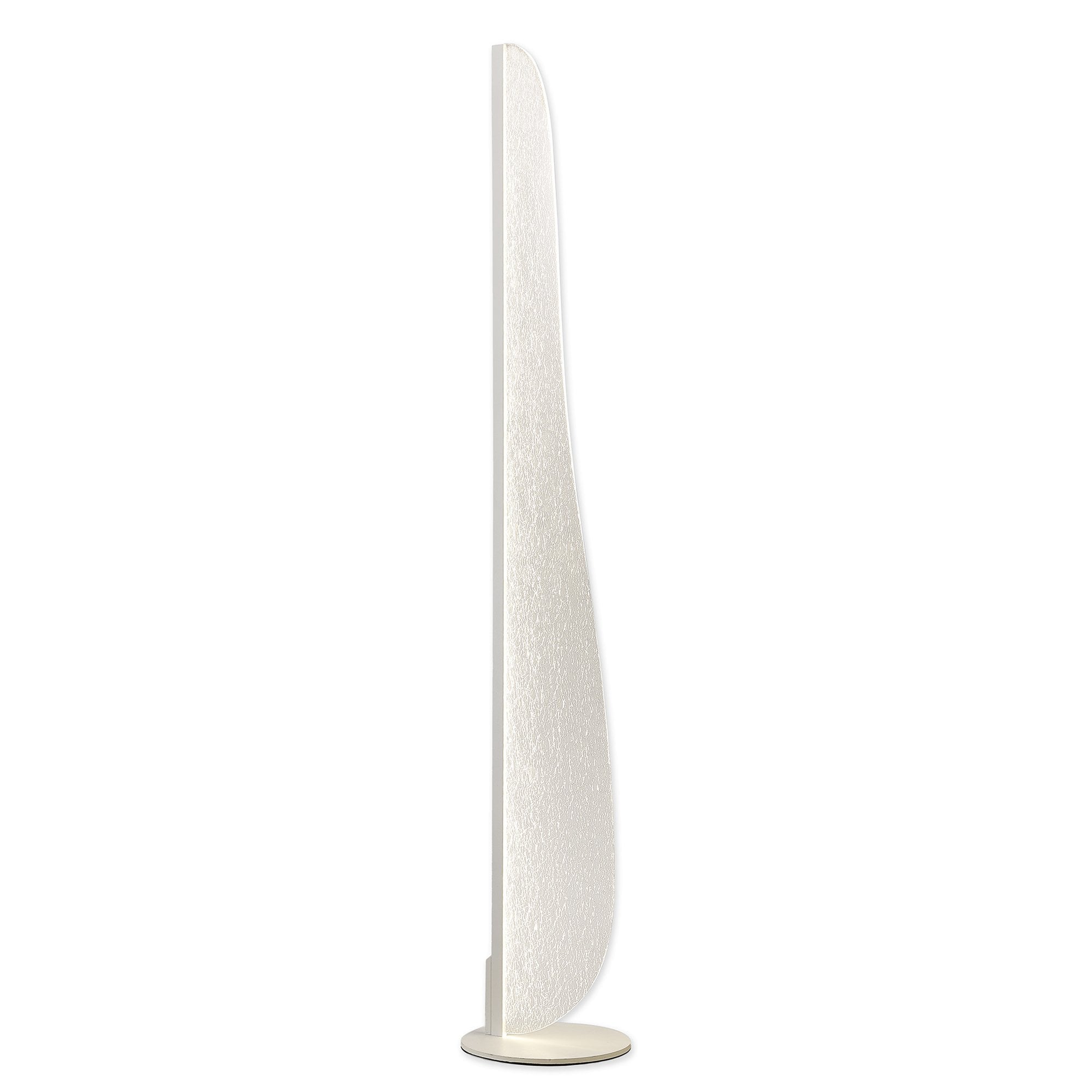M7838 Bianca Small Floor Lamp 20W LED White Acrylic