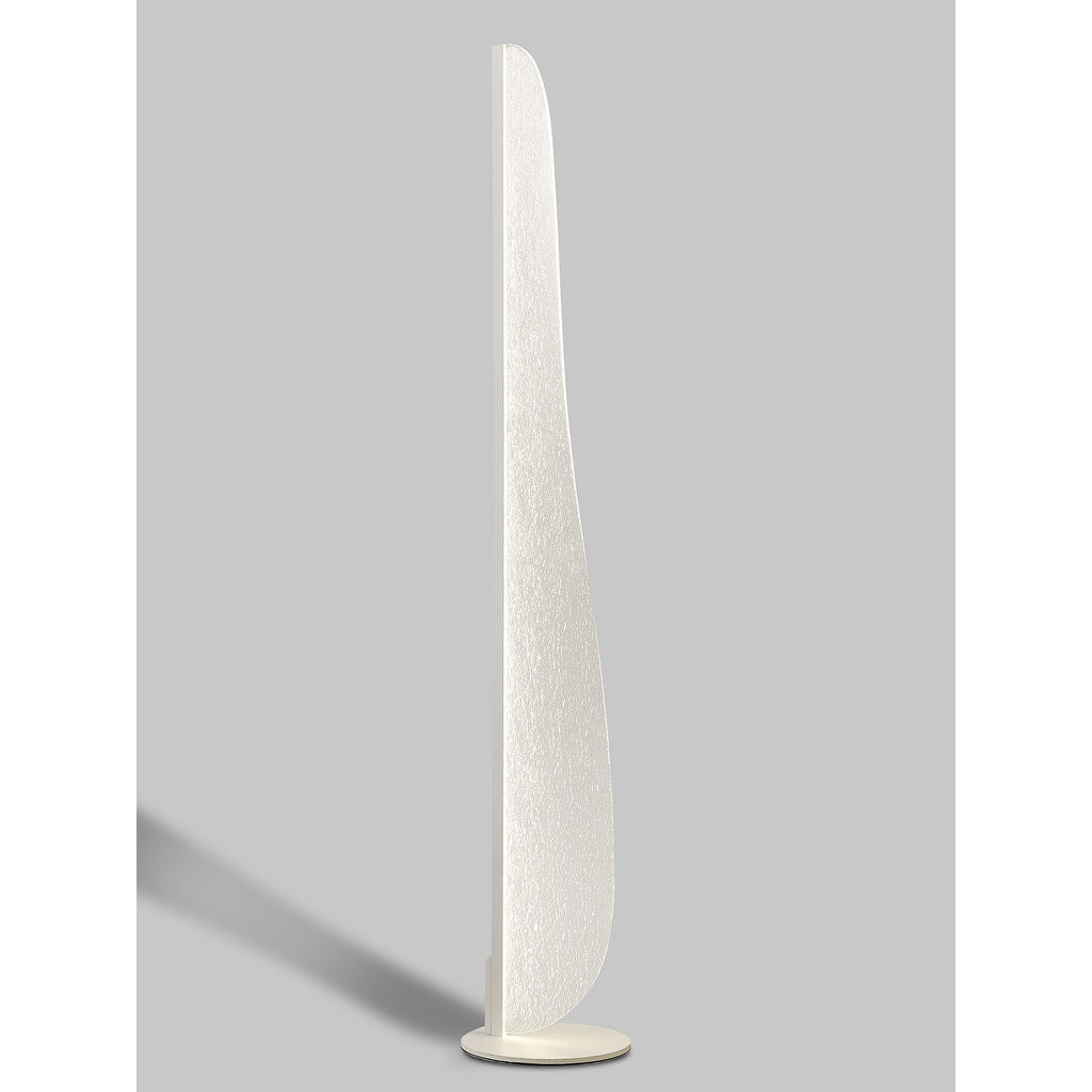 M7838 Bianca Small Floor Lamp 20W LED White Acrylic