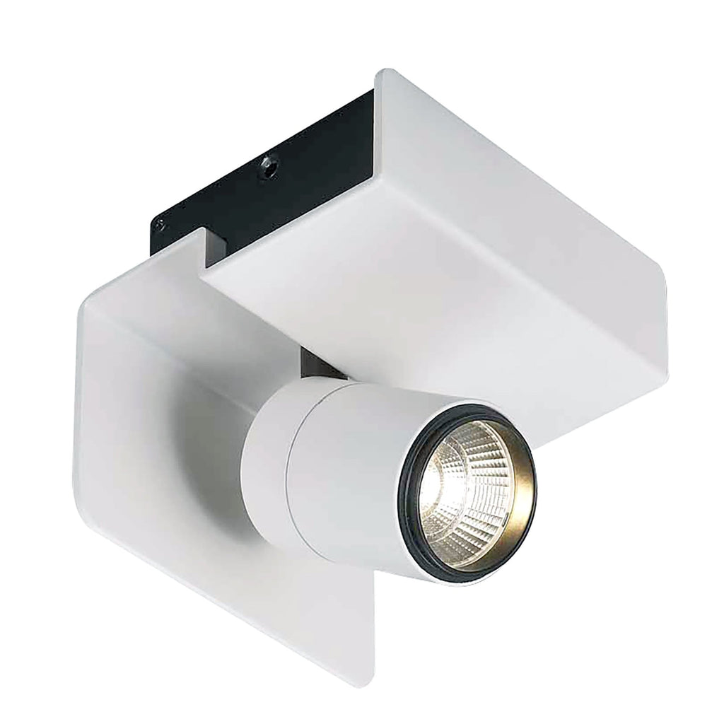 M5718 Bocaray Surface Mounted Spot / Wall Light 1 x 7W LED Matt White / Black