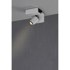 M5718 Bocaray Surface Mounted Spot / Wall Light 1 x 7W LED Matt White / Black