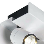 M5720 Bocaray Surface Mounted Spot / Wall Light 2 x 7W LED Matt White / Black