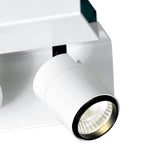 M5719 Bocaray Surface Mounted Spot / Wall Light 2 x 7W LED Matt White / Black