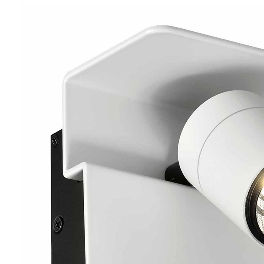 M5717 Bocaray Surface Mounted Spot / Wall Light 1 x 7W LED Matt White / Black