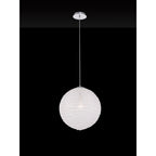 M5711 Bola Pendant 40cm Round 1 x E27 Chrome