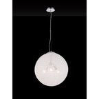 M5710 Bola Pendant 50cm Round 3 x E27 Chrome