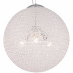 M5710 Bola Pendant 50cm Round 3 x E27 Chrome