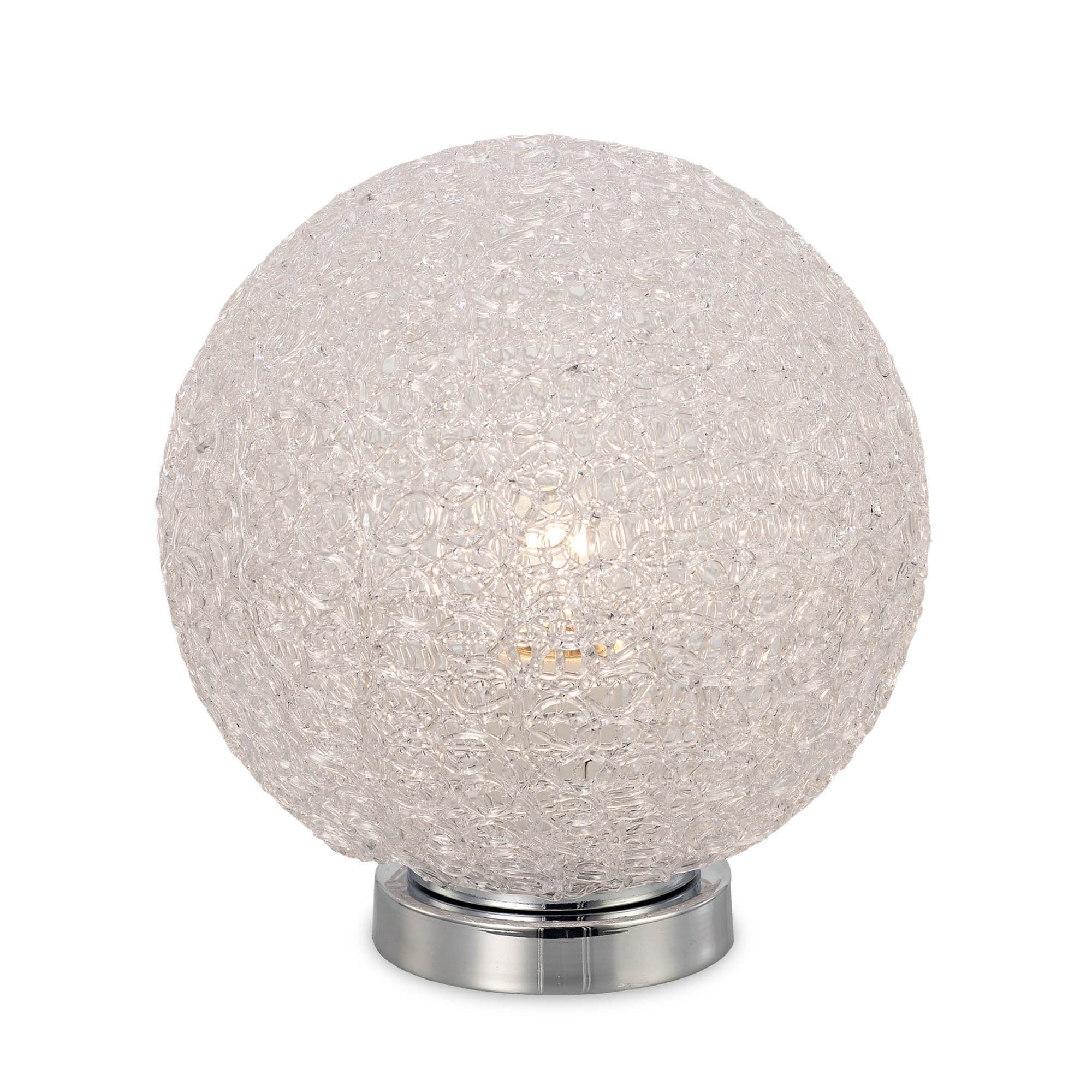 M5713 Bola Table Lamp 20cm Round 1 x E27 Chrome