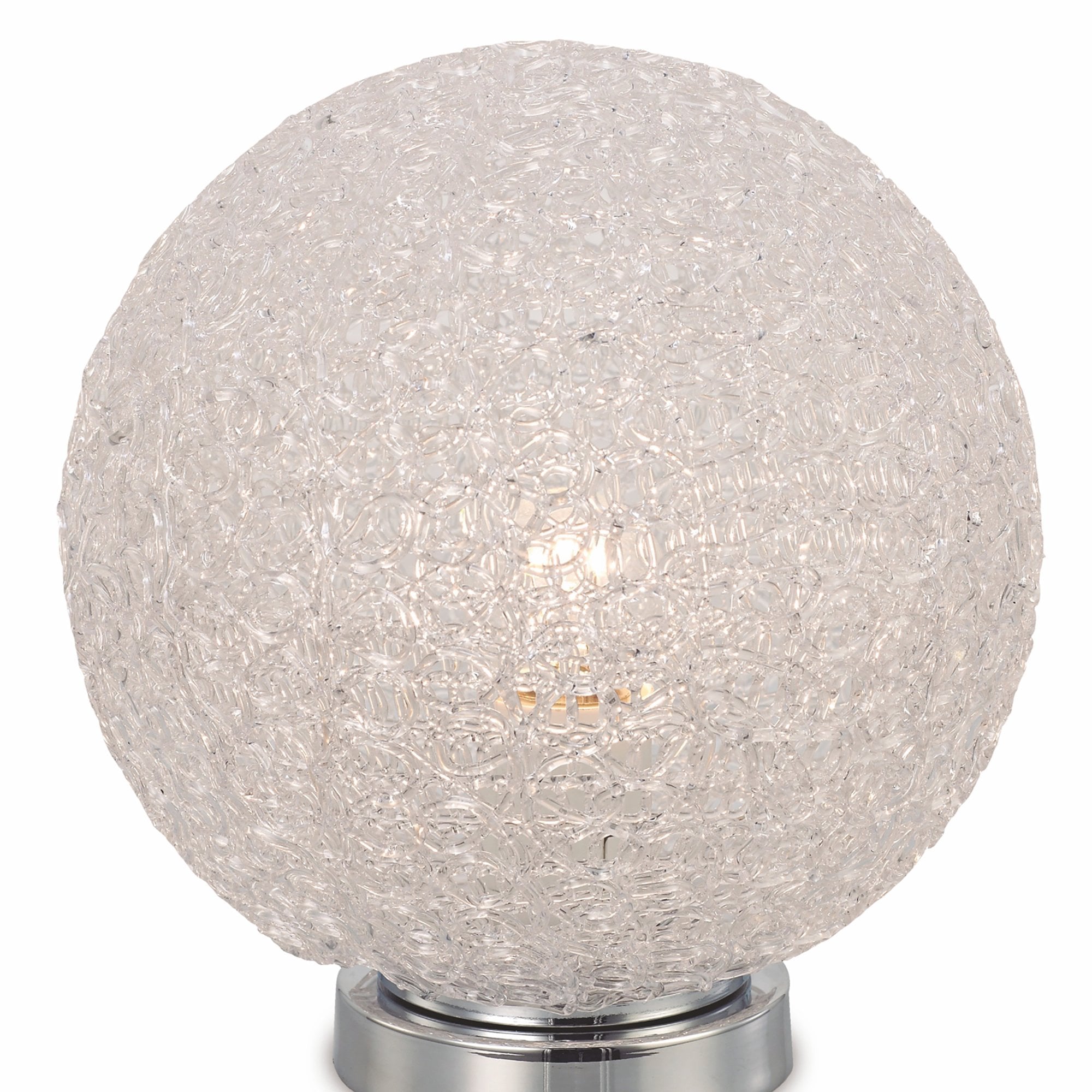 M5713 Bola Table Lamp 20cm Round 1 x E27 Chrome