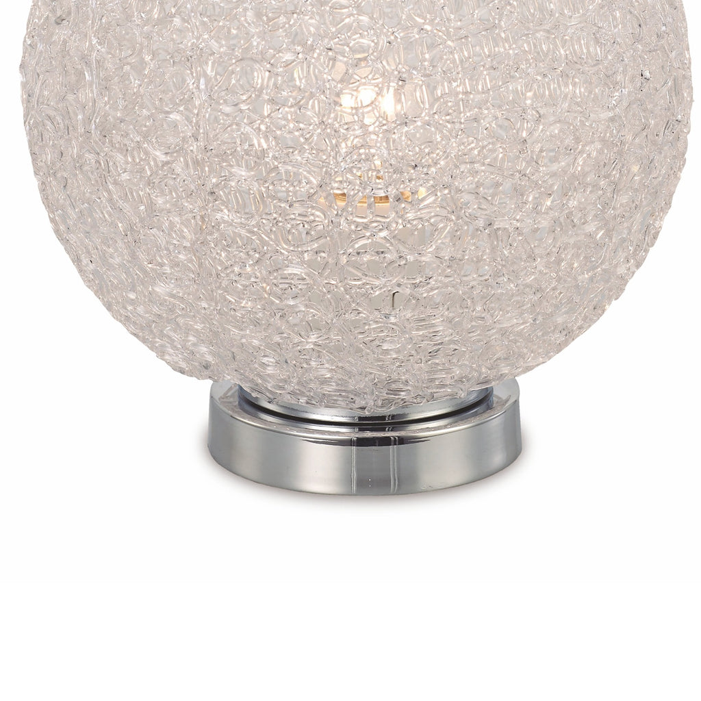 M5713 Bola Table Lamp 20cm Round 1 x E27 Chrome