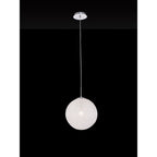 M5712 Bola Pendant 30cm Round 1 x E27 Chrome