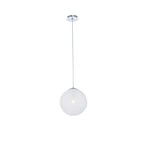 M5712 Bola Pendant 30cm Round 1 x E27 Chrome