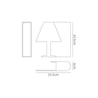 M7246 Book Table Lamp Right 7W LED White