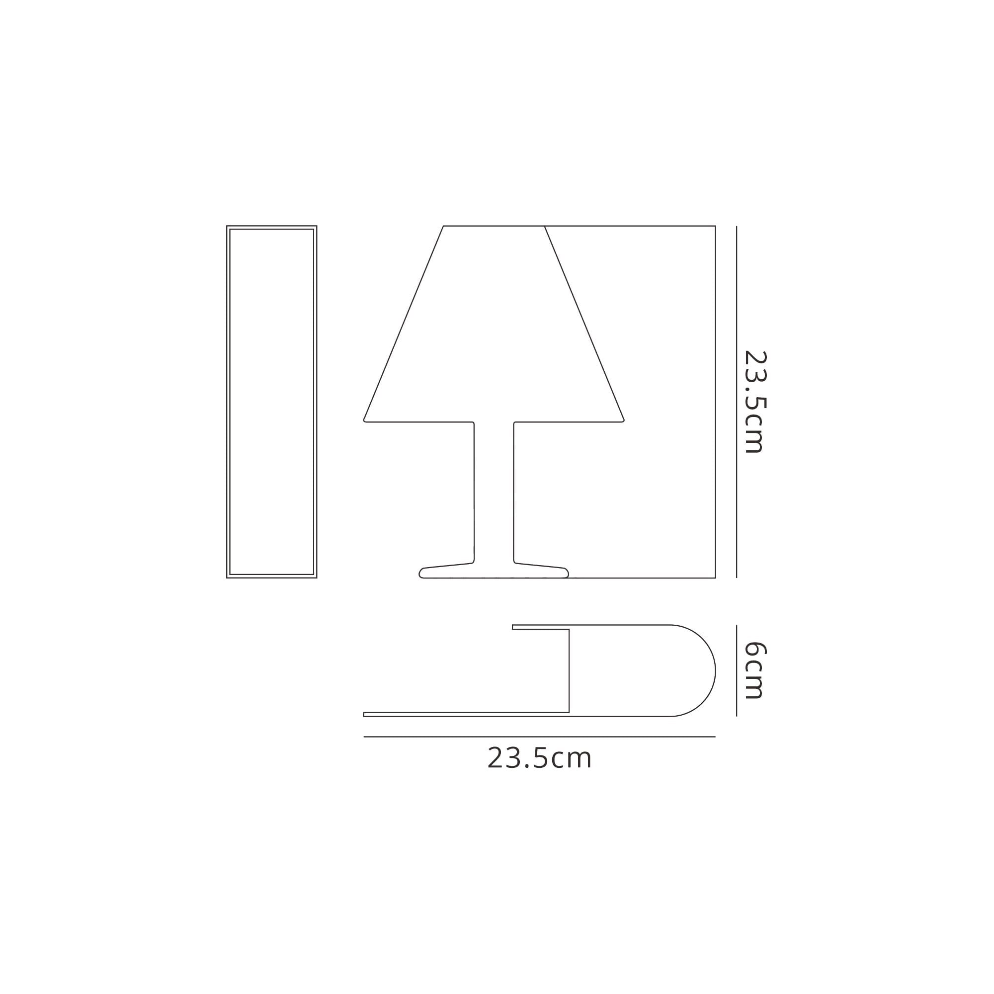 M7246 Book Table Lamp Right 7W LED White
