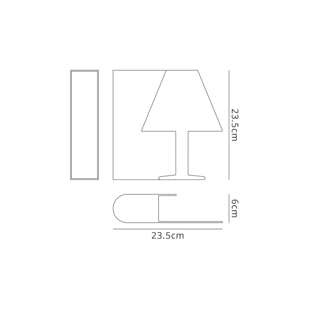 M7247 Book Table Lamp Left 7W LED White
