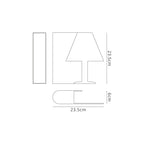 M7247 Book Table Lamp Left 7W LED White