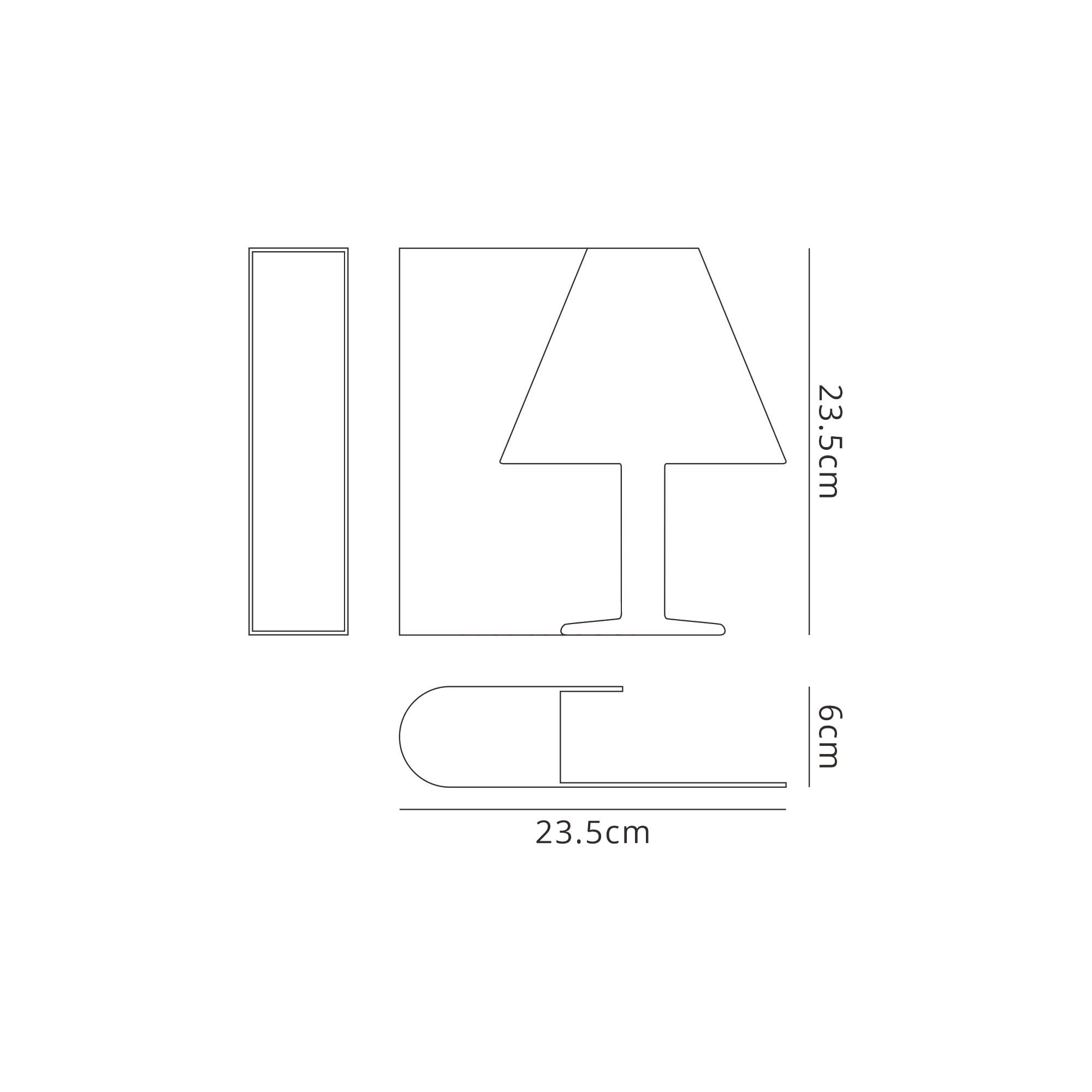 M7247 Book Table Lamp Left 7W LED White
