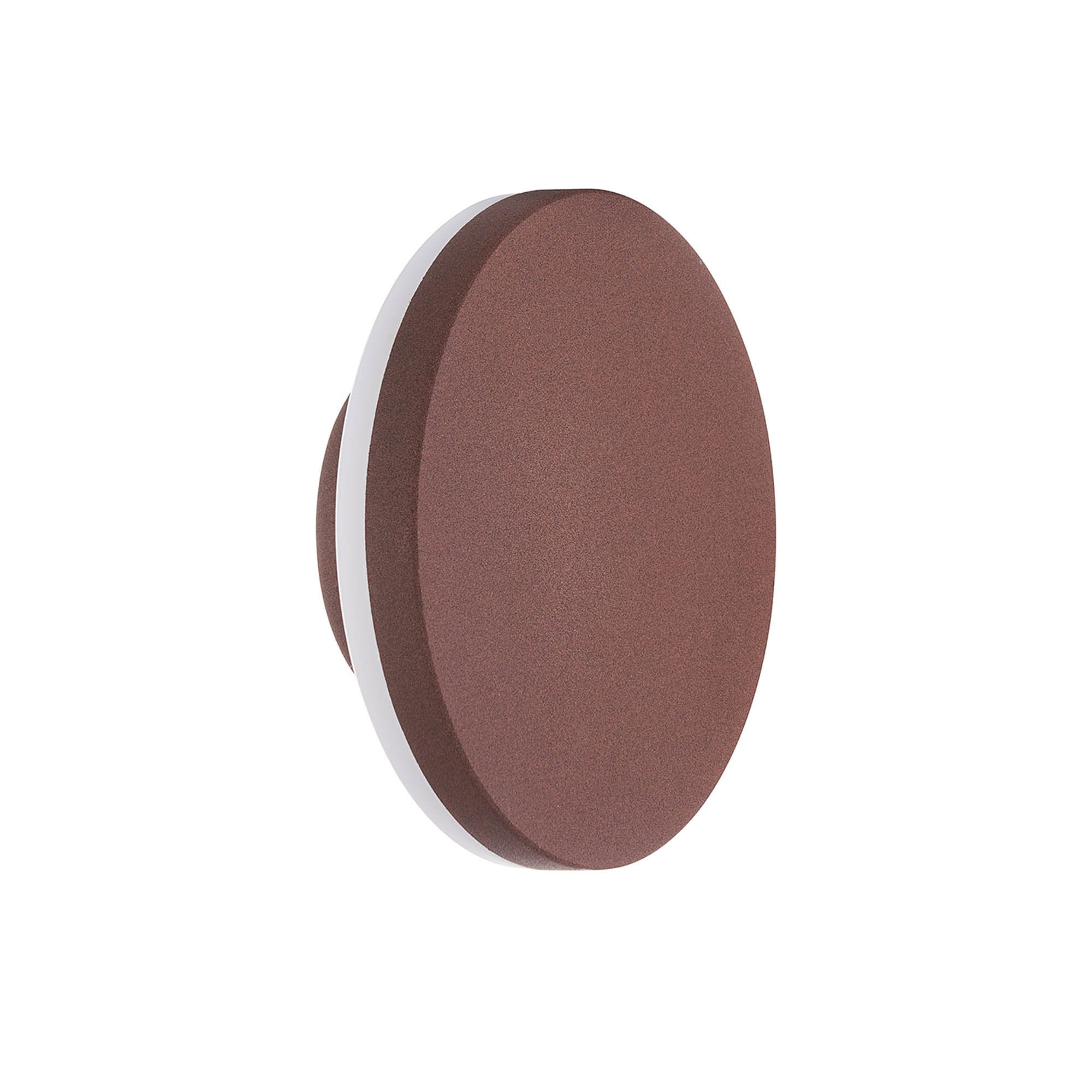 M6538 Bora Outdoor Round Wall Lamp 9.6W LED Rust Brown