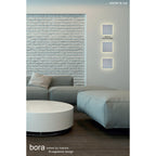 M6538 Bora Outdoor Round Wall Lamp 9.6W LED Rust Brown