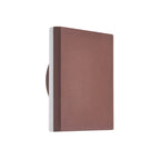 M6539 Bora Outdoor Square Wall Lamp 9.6W LED Rust Brown
