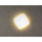 MC0103 Bora Bora Wall Light 13cm Square 6W LED Matt White