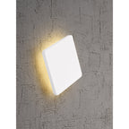 MC0103 Bora Bora Wall Light 13cm Square 6W LED Matt White