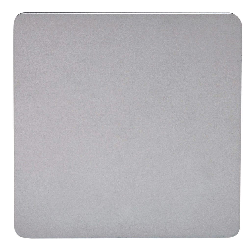 MC0114 Bora Bora Wall Light 18cm Square 12W LED Silver Paint