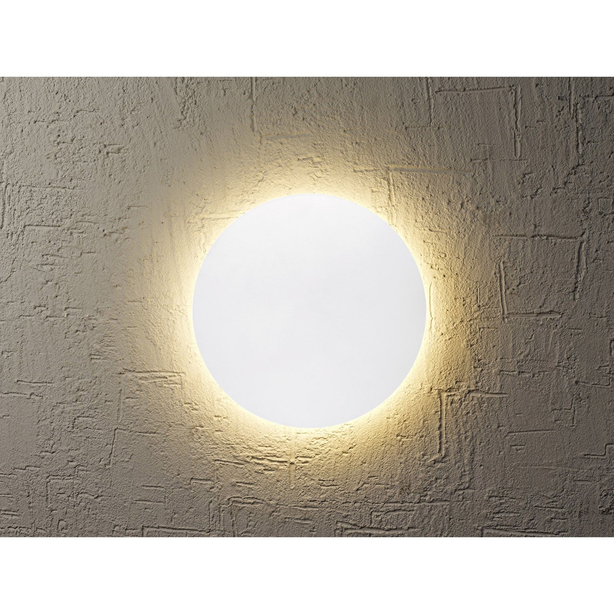MC0102 Bora Bora Wall Light 18cm Round 12W LED Matt White