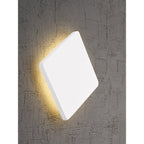 MC0104 Bora Bora Wall Light 18cm Square 12W LED Matt White