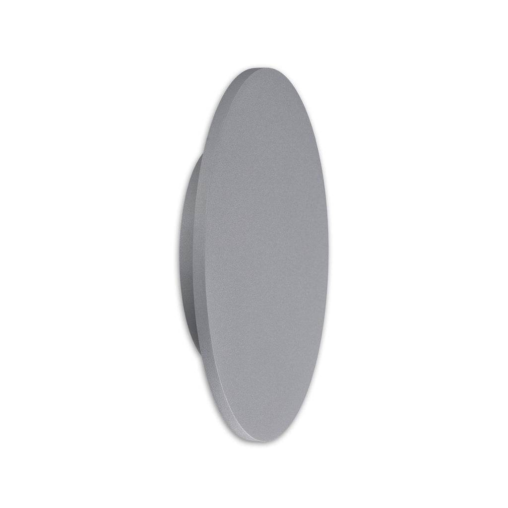 MC0118 Bora Bora Wall Light 27cm Round 16W LED Silver Paint