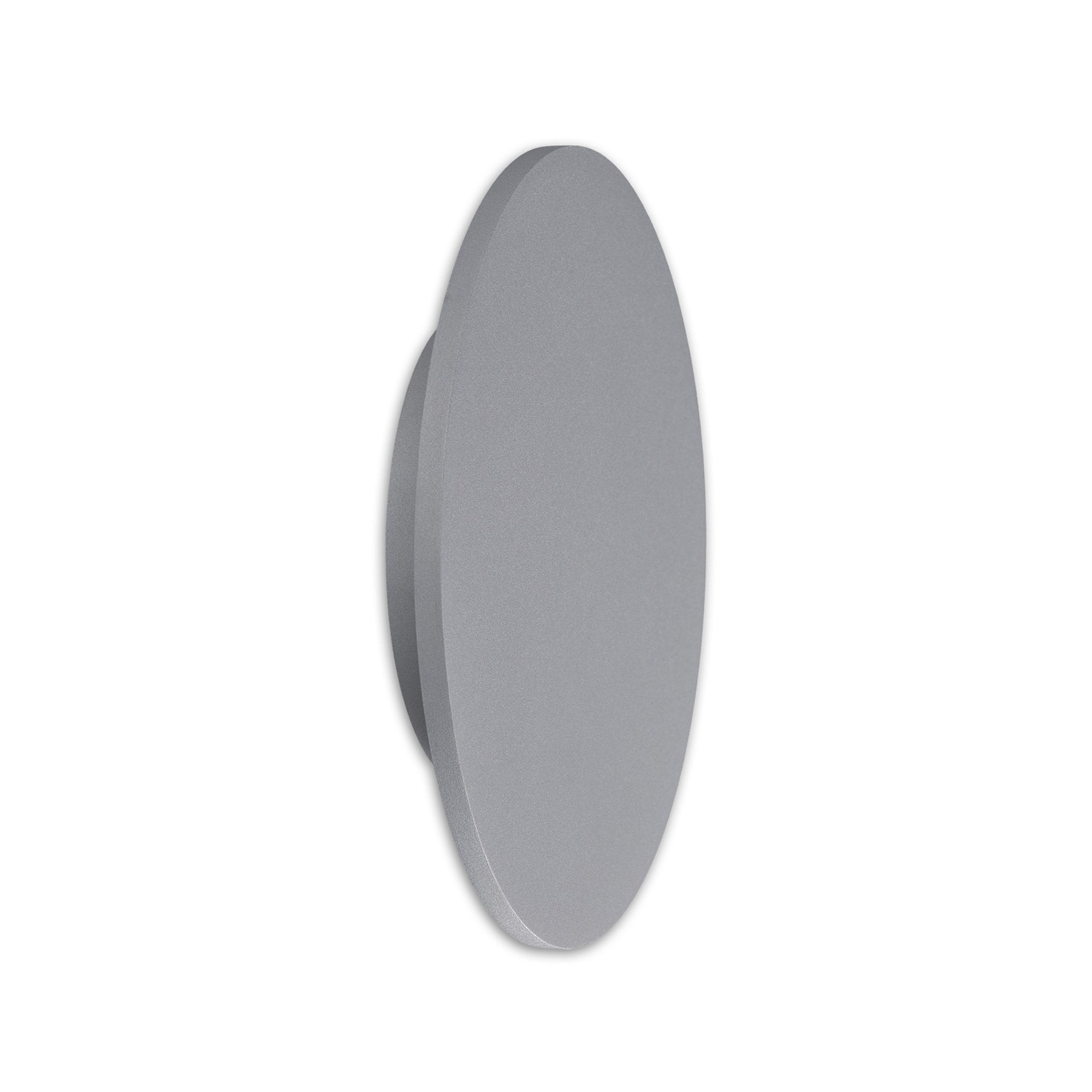 MC0118 Bora Bora Wall Light 27cm Round 16W LED Silver Paint