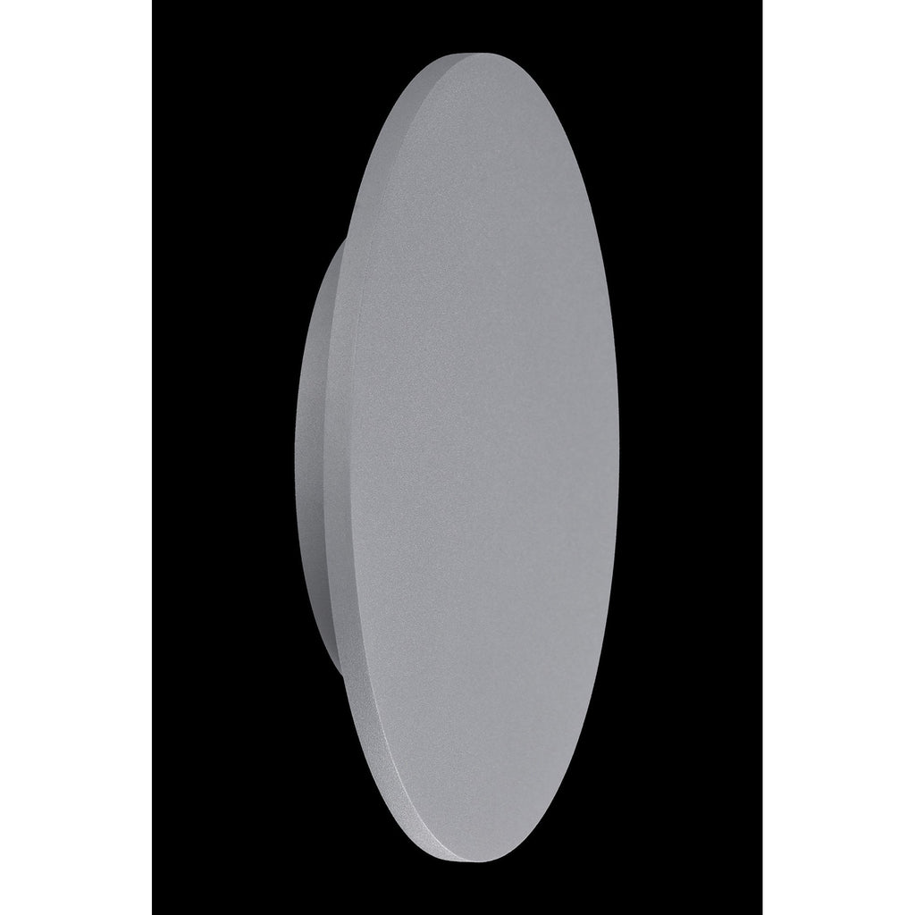 MC0118 Bora Bora Wall Light 27cm Round 16W LED Silver Paint