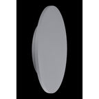 MC0118 Bora Bora Wall Light 27cm Round 16W LED Silver Paint