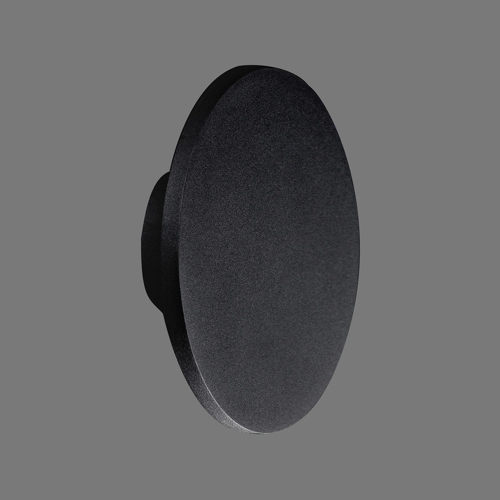 MC0124 Bora Bora Wall Light 27cm Round 16W LED Matt Black