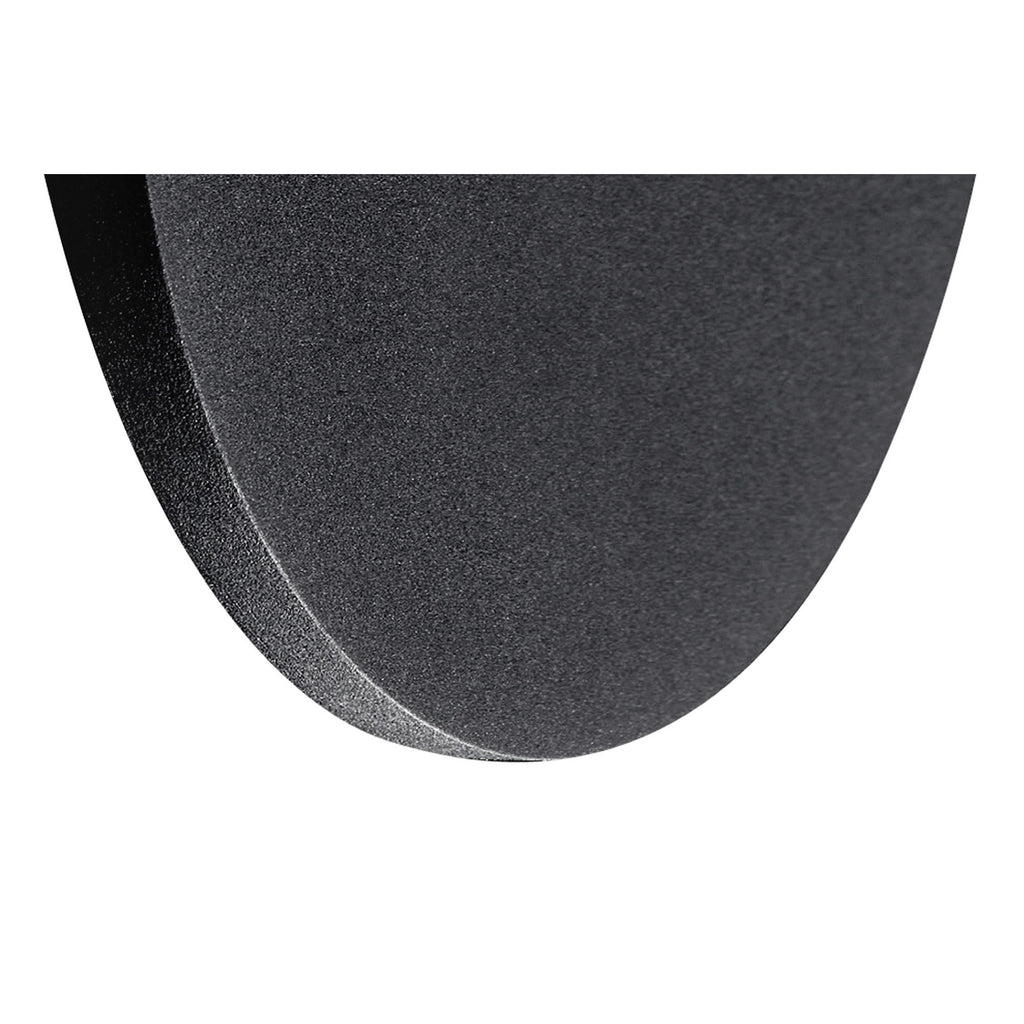 MC0124 Bora Bora Wall Light 27cm Round 16W LED Matt Black