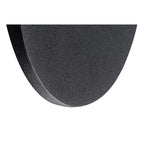MC0124 Bora Bora Wall Light 27cm Round 16W LED Matt Black