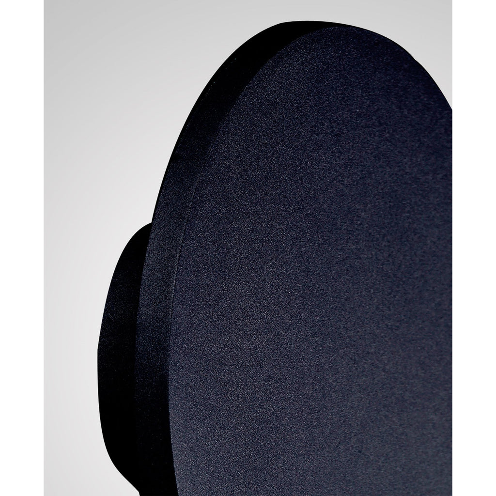 MC0124 Bora Bora Wall Light 27cm Round 16W LED Matt Black