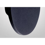 MC0124 Bora Bora Wall Light 27cm Round 16W LED Matt Black