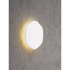 MC0105 Bora Bora Wall Light 14.4cm Hexagonal 6W LED Matt White